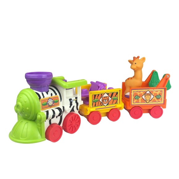 Fisher Price Little People Musical Zoo Safari Train Giraffe Figure - Picture 1 of 12